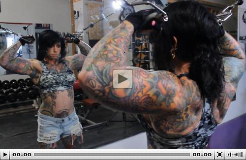 Tattoo Female Bodybuilder Picture