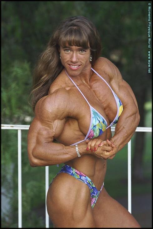 Female Bodybuilder Denise Hoshor.