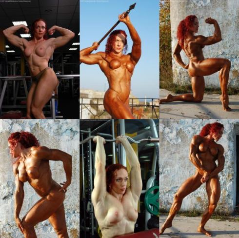 Redhead Female Bodybuilder Picture