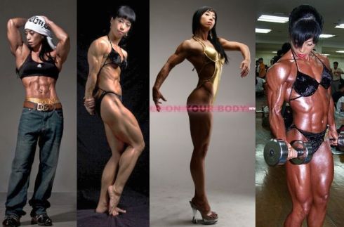 Korean Female Bodybuilder Mi-Hee Yu Picture