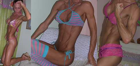 Skinny Female Bodybuilder Picture