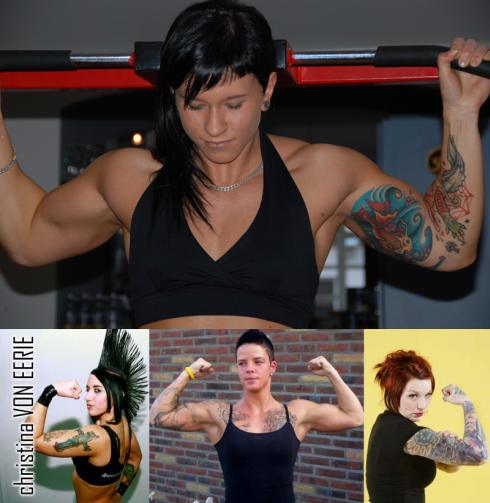 muscular punk muscle girls Picture