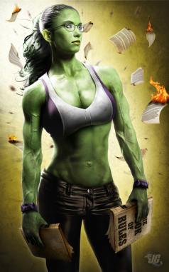 She Hulk Illustrated Picture