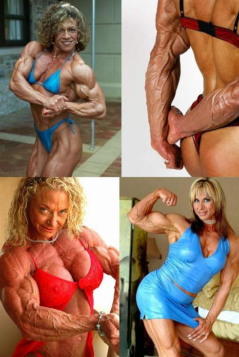 Female Bodybuilder Veins Picture