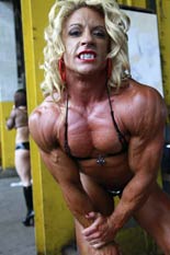 Scary Muscle Girl Picture