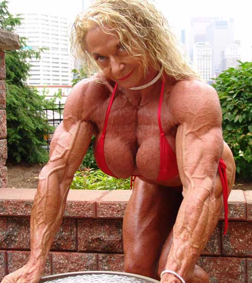 Vascular Muscle Girl Picture